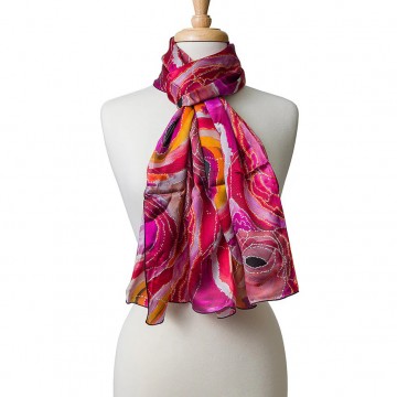 Aboriginal Art | Silk Scarf | Steven Nelson